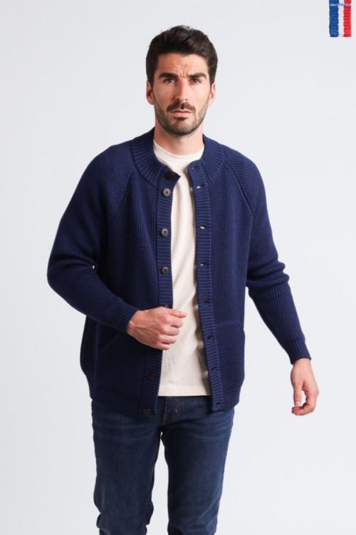 Gilet laine homme - 1 Monsieur Solfin | Fabriqué en France