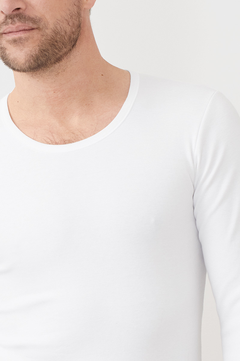 Tee-shirt manches longues en coton · Henri Lafrançaise