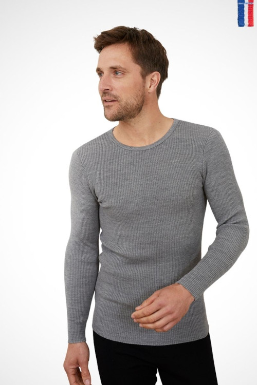 Tee-shirt thermique en laine · Jean Lafrançaise