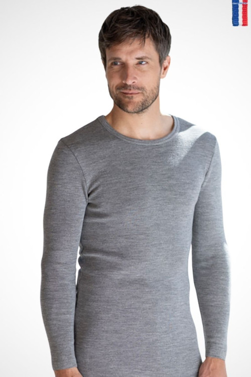 Tee-shirt fin en laine · Octave Lafrançaise
